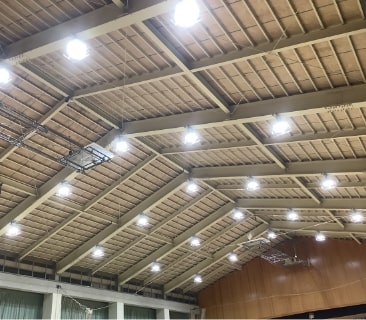 会津大学短期大学部体育館照明改修工事